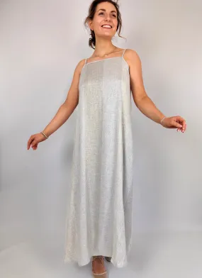 Diega Rofia Dress Silver/Gold