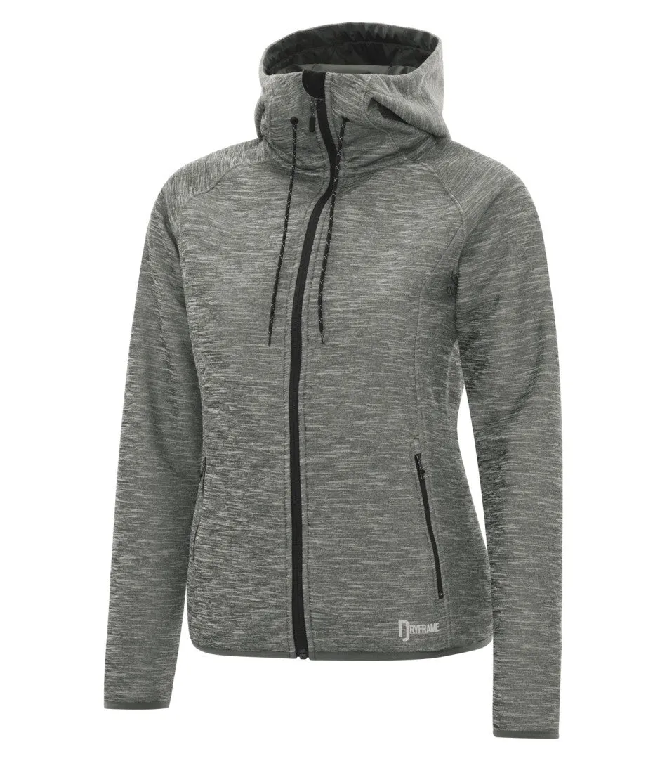 DRYFRAME® Dry Tech Fleece Full Zip Hooded Ladies' Jacket