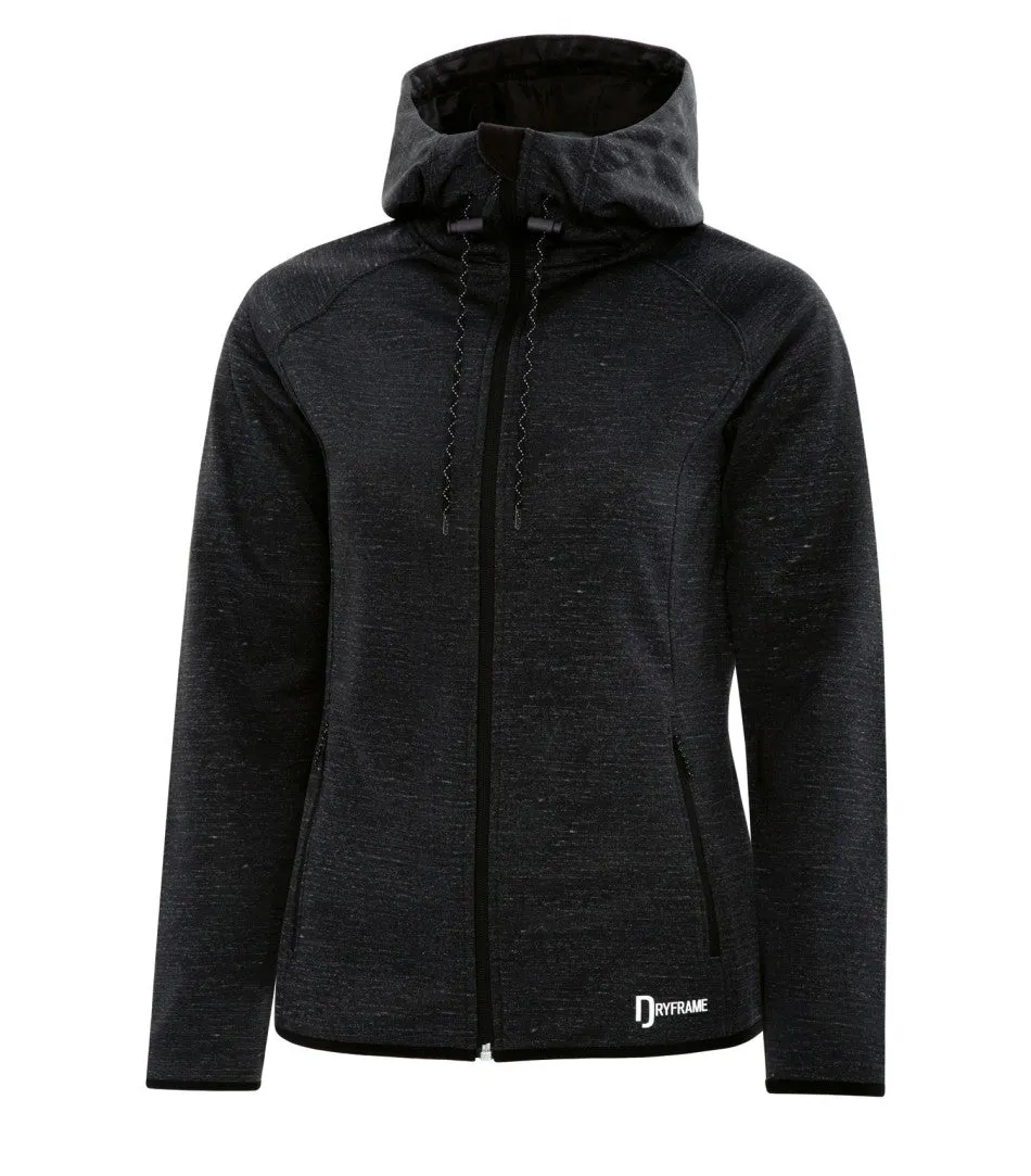 DRYFRAME® Dry Tech Fleece Full Zip Hooded Ladies' Jacket