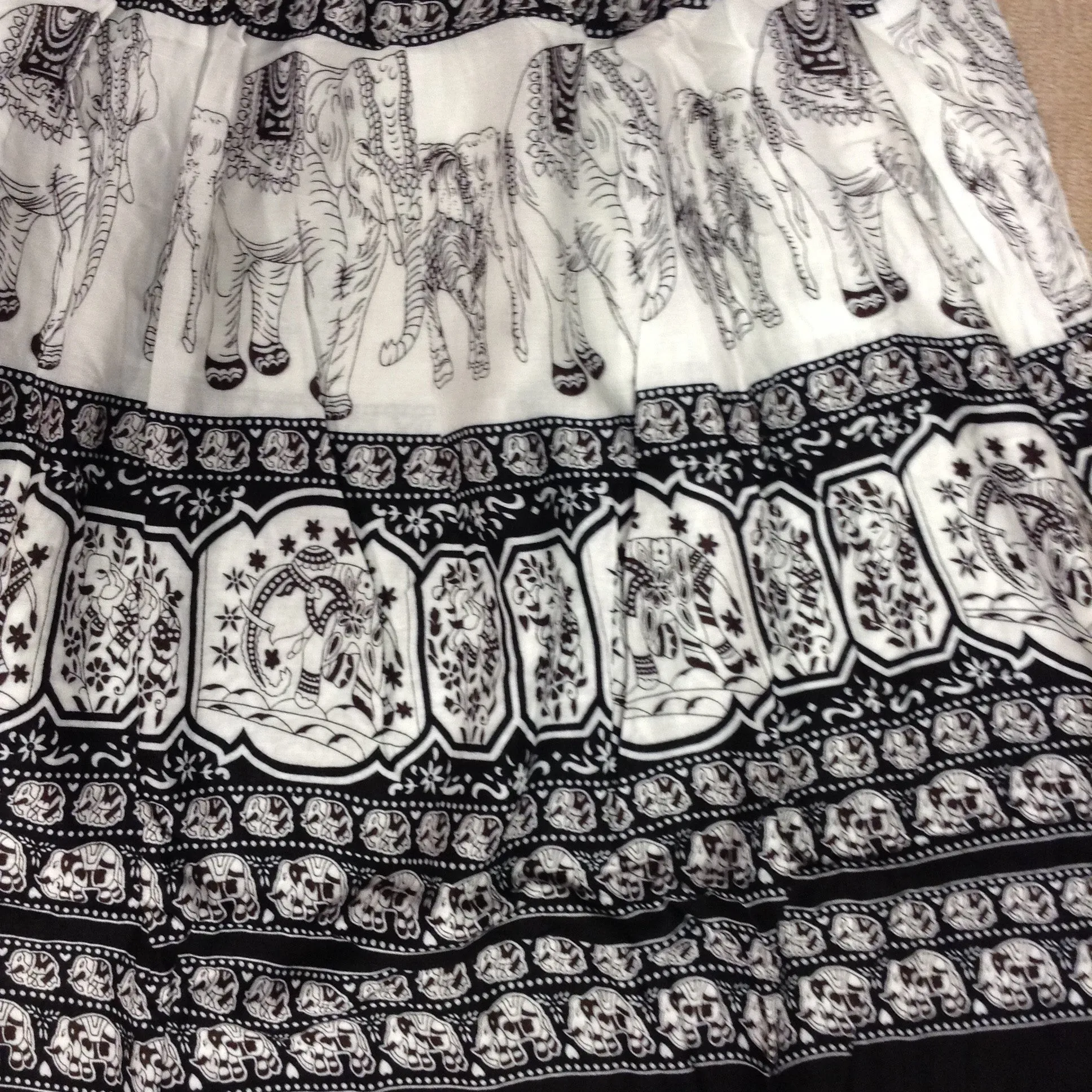 Elephant Print Dual Dress/Skirt