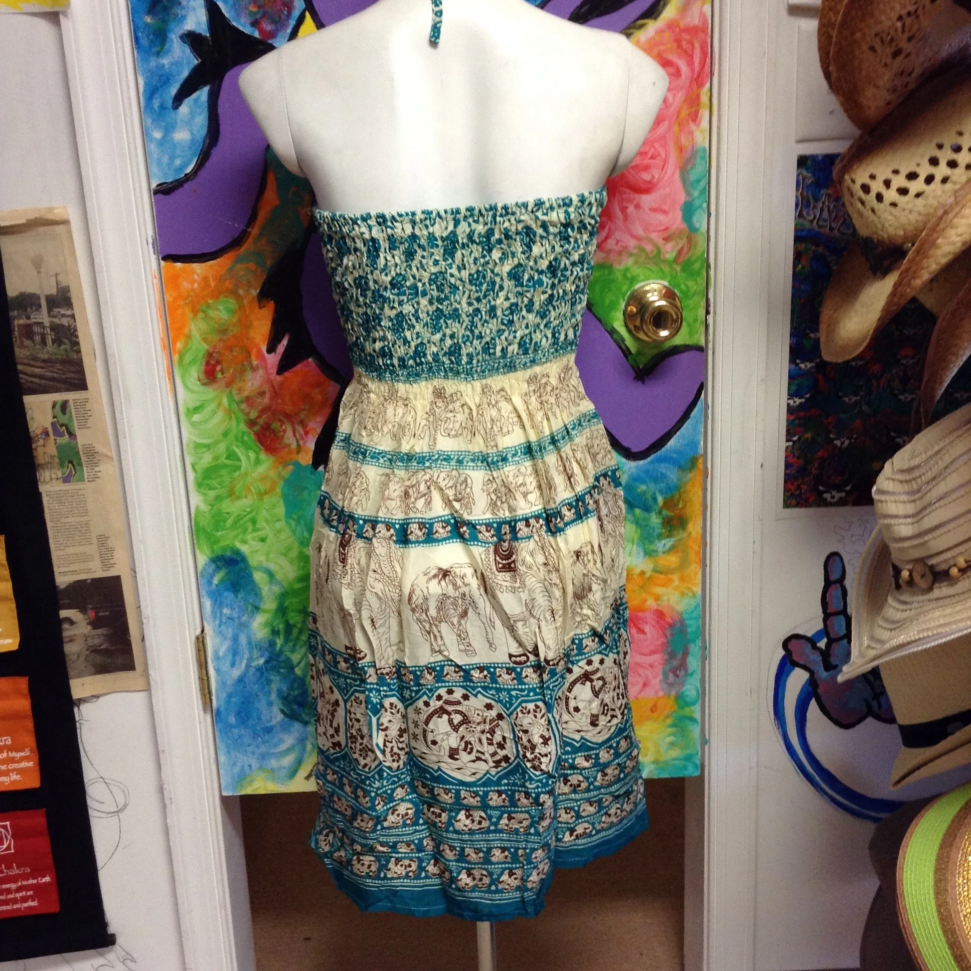 Elephant Print Dual Dress/Skirt