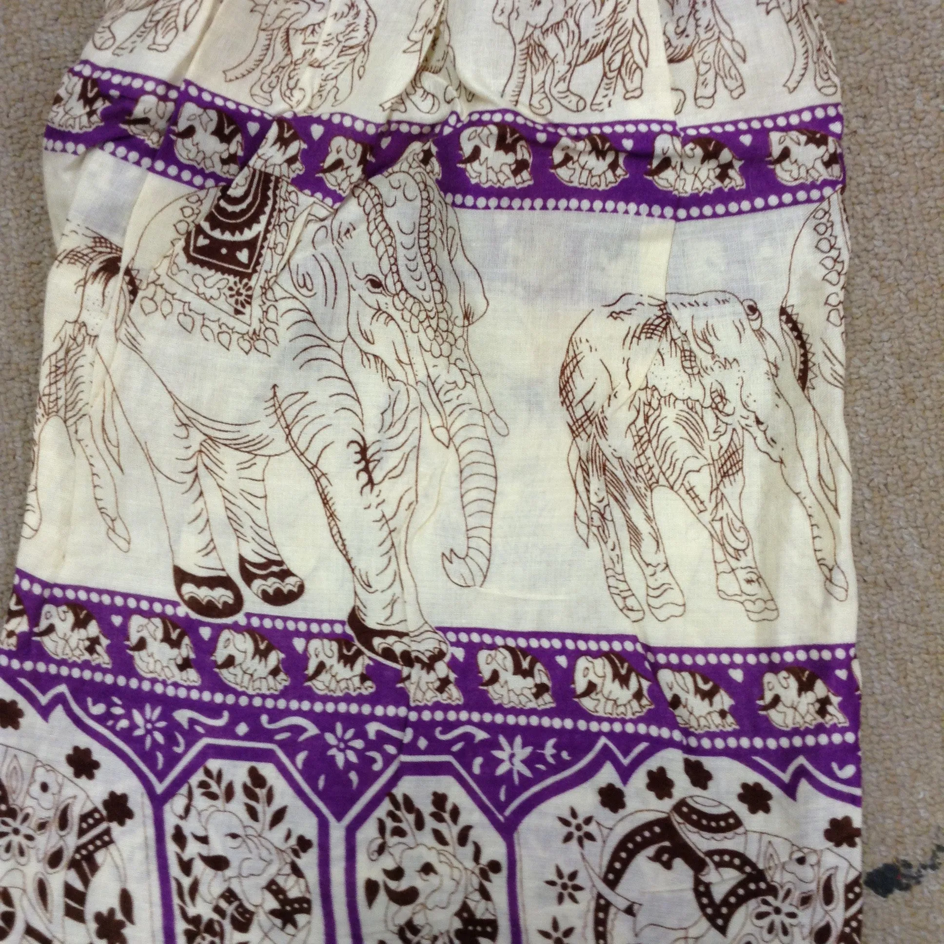 Elephant Print Dual Dress/Skirt