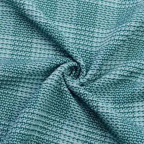 Elowen Green Plaid Knitted Polycotton