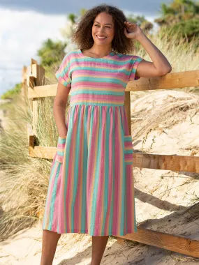 Everley dress special stripe