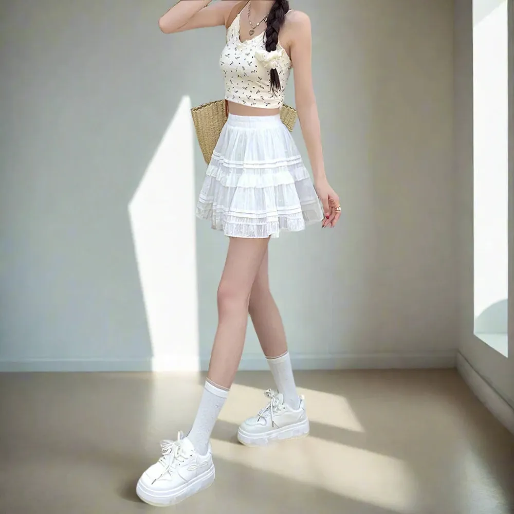 Fairycore White Skirt
