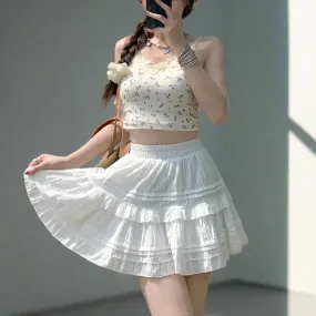 Fairycore White Skirt