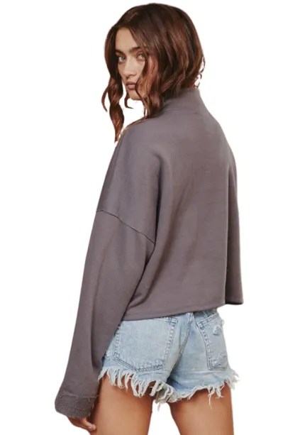 Familiar Love Cropped Pullover