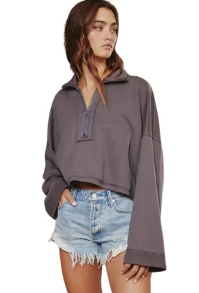 Familiar Love Cropped Pullover