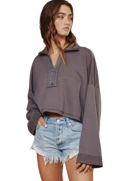 Familiar Love Cropped Pullover