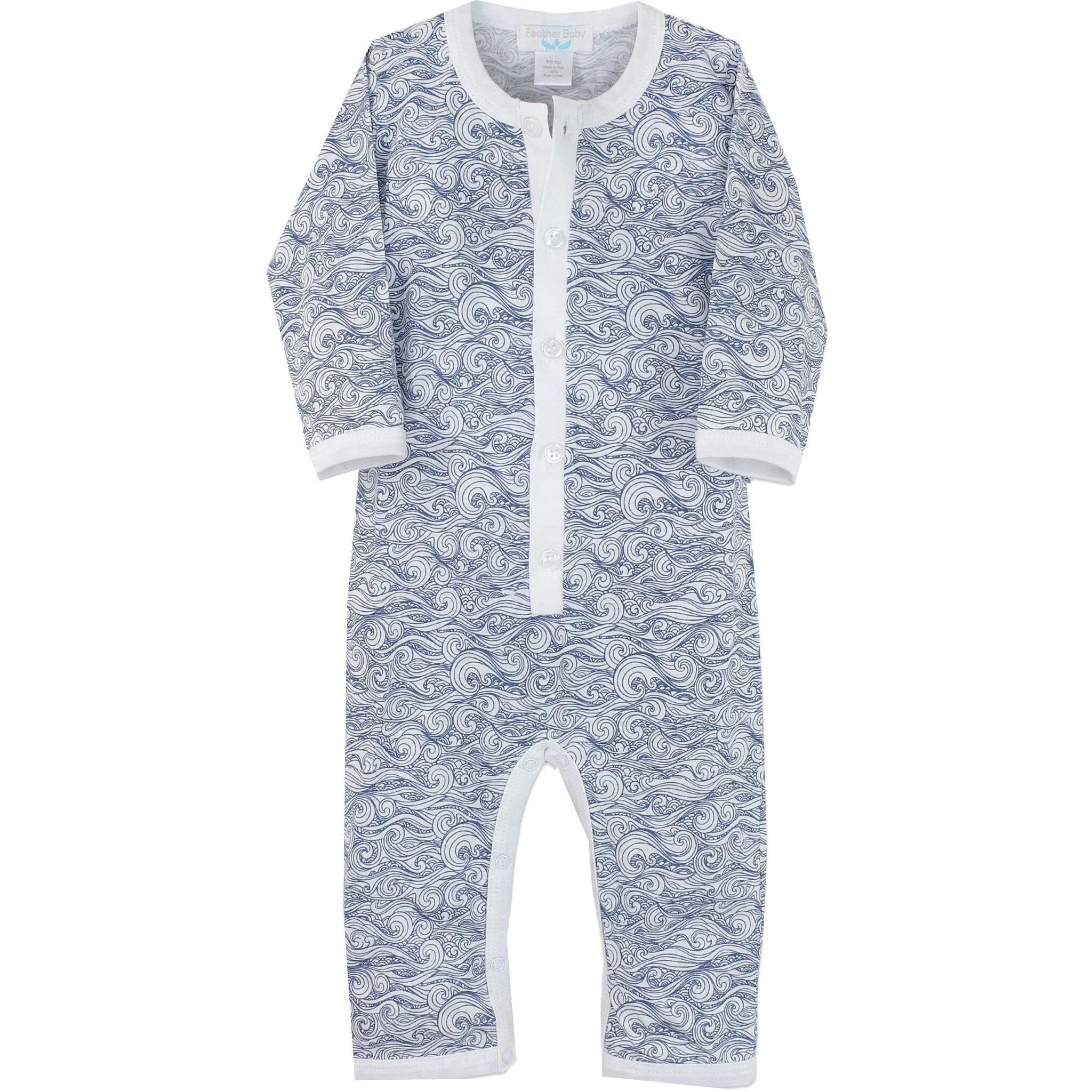 Feather Baby Anime Wave Romper
