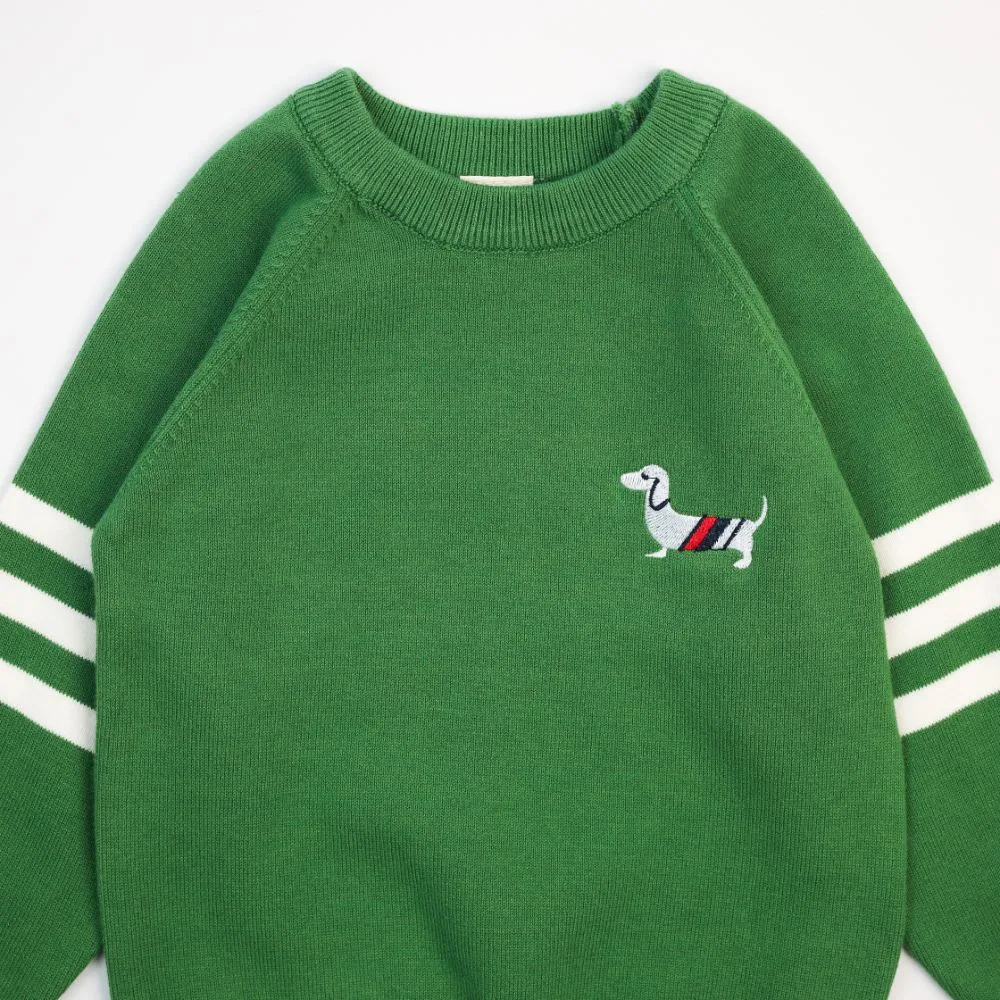Fit crew neck pullover for boys 7262