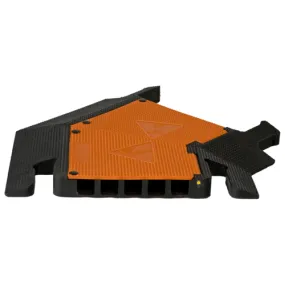 Five channel, 1 3/8", 45 degree right Cord Cover