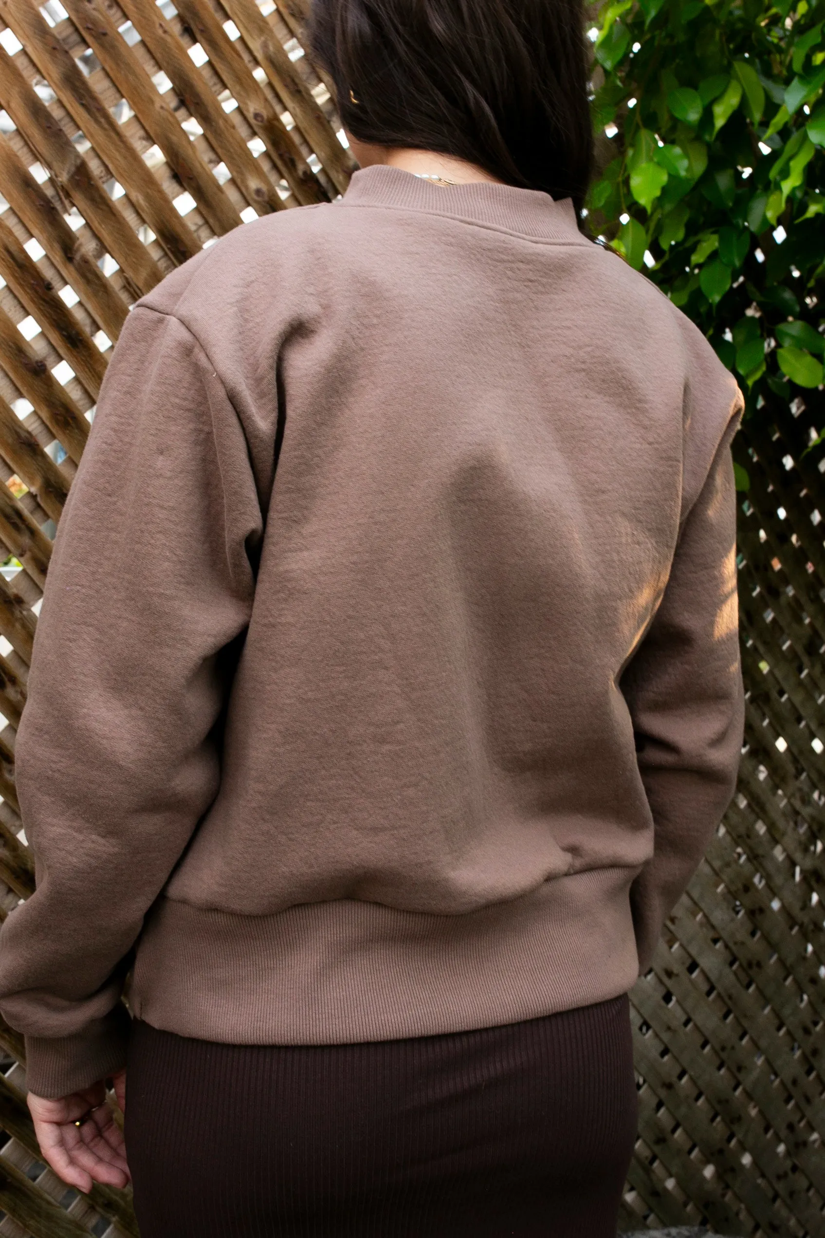 Fleece bomber
