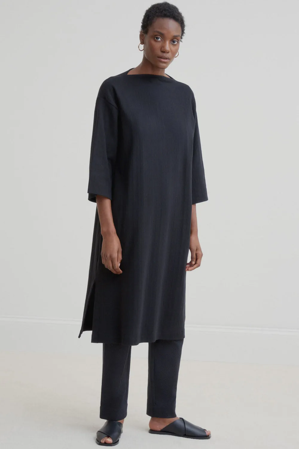 Funnel Neck Dress