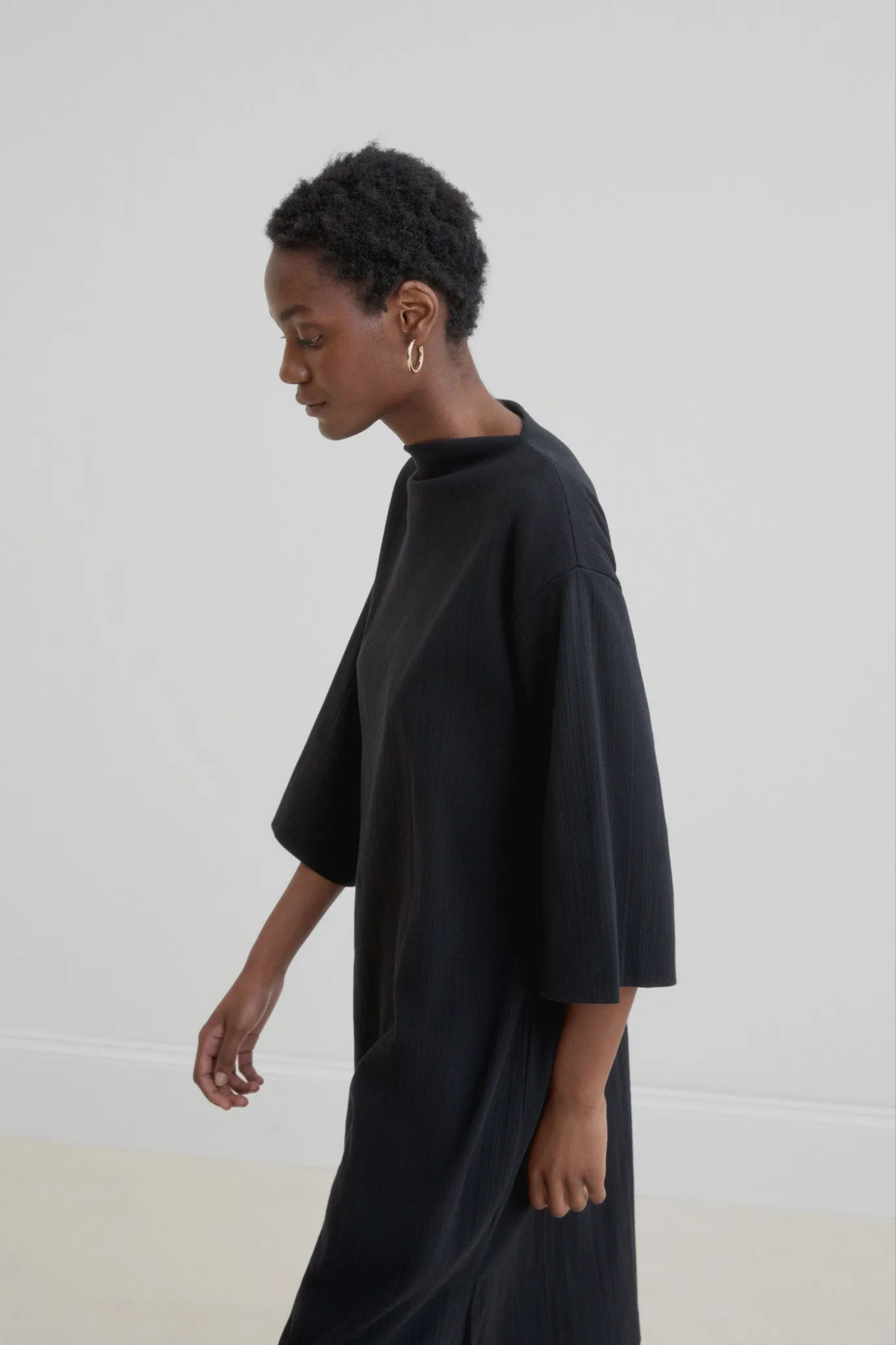 Funnel Neck Dress