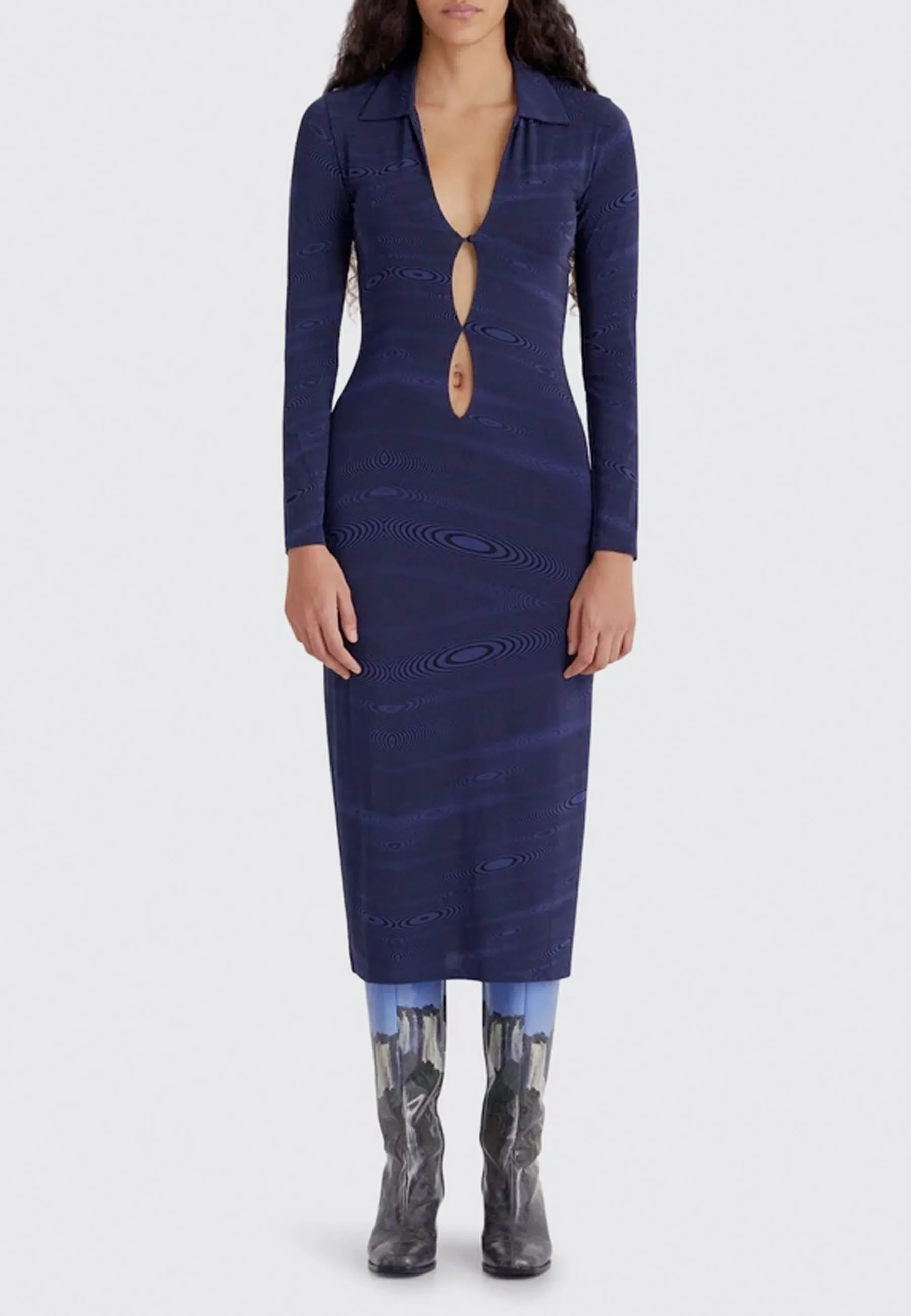 Gamma Dress - dark navy