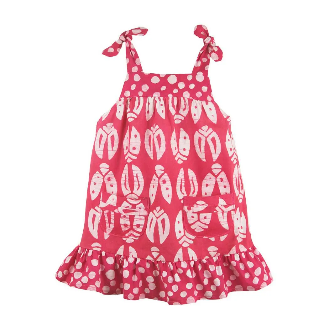 Girls Pocket Dress Bugs Primrose Global Mamas