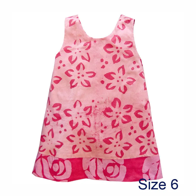 Girls Reversible Pink Starflower Global Mamas