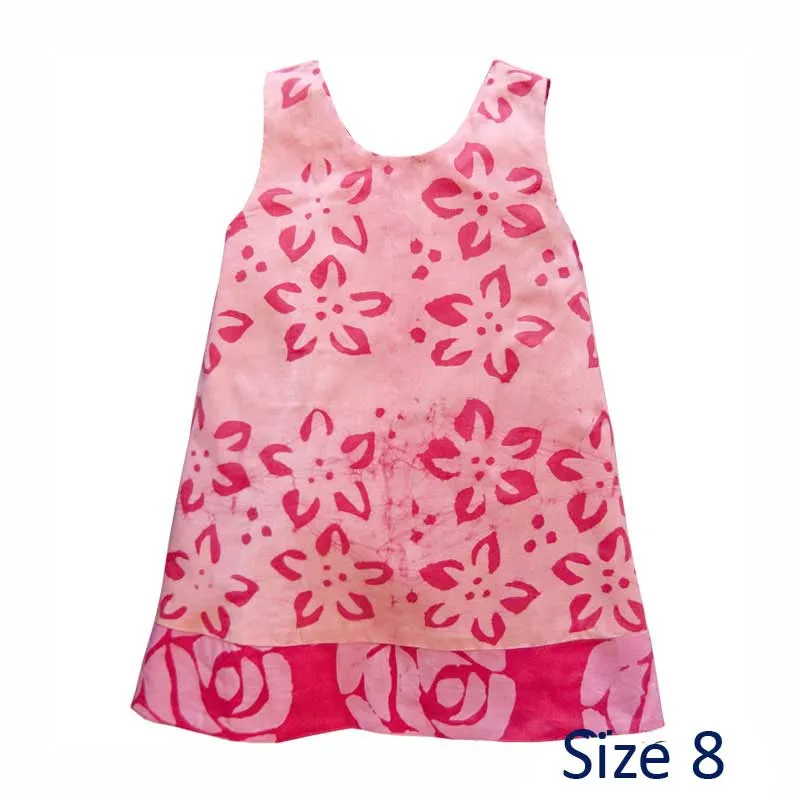 Girls Reversible Pink Starflower Global Mamas