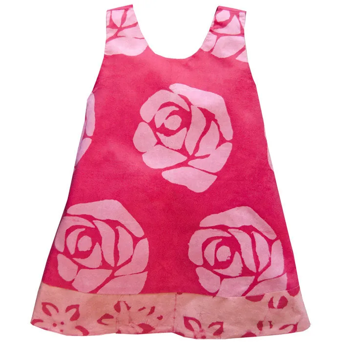 Girls Reversible Pink Starflower Global Mamas