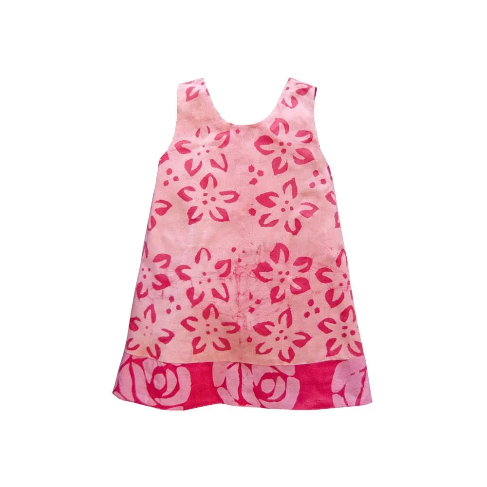 Girls Reversible Pink Starflower Global Mamas