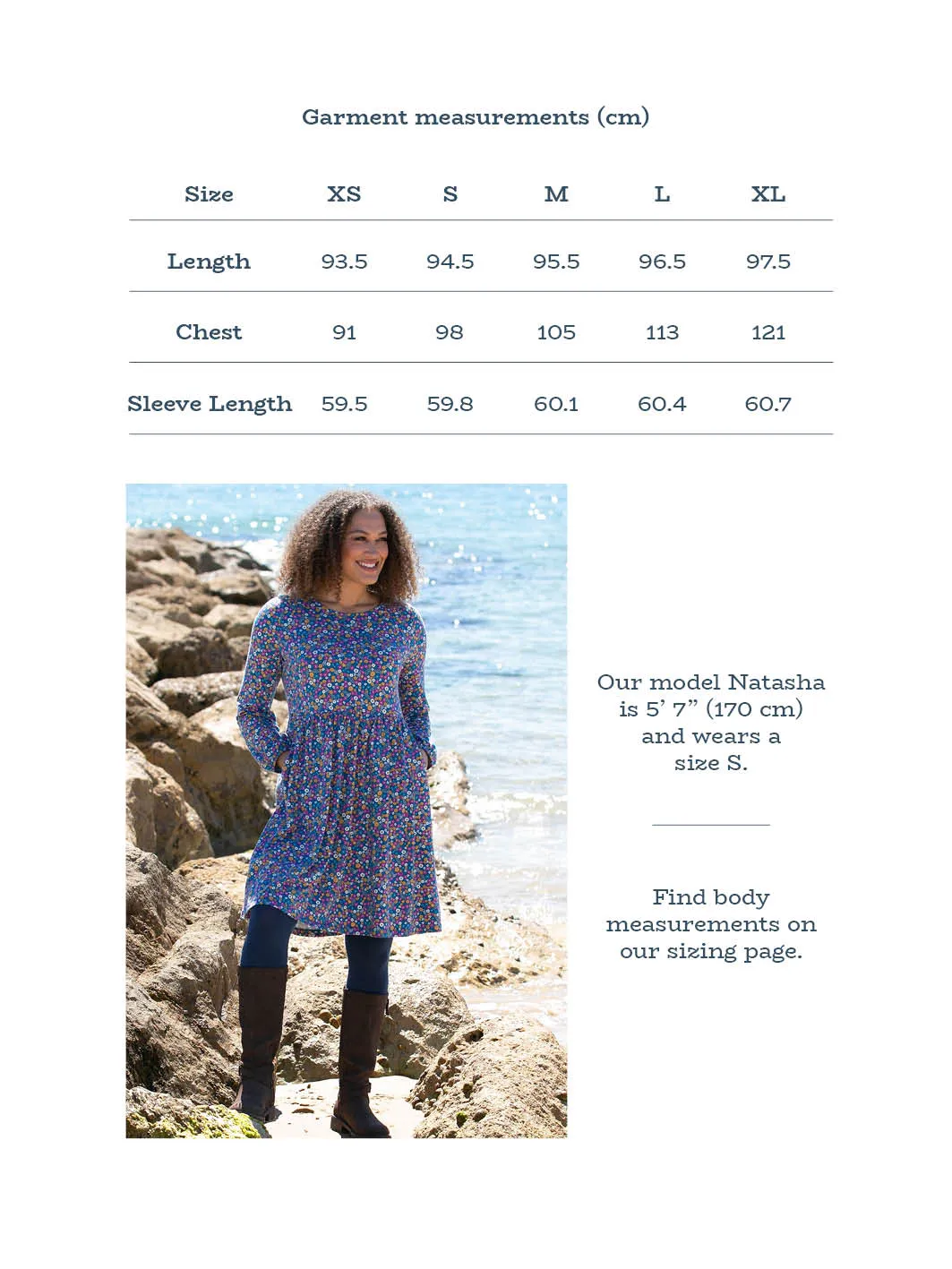 Harbour jersey dress faraway ditsy