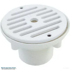 Hayward Grate Adjustable Inlet Fitting [1-1/2" Slip] [White] (SP1424S)