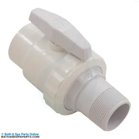 Hayward Trimline 2-Way Ball Valve [1.5" MPT x 1.5" Slip] (SP0723S)