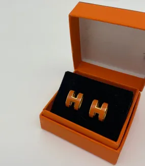 Herms Pop H Stud Earrings