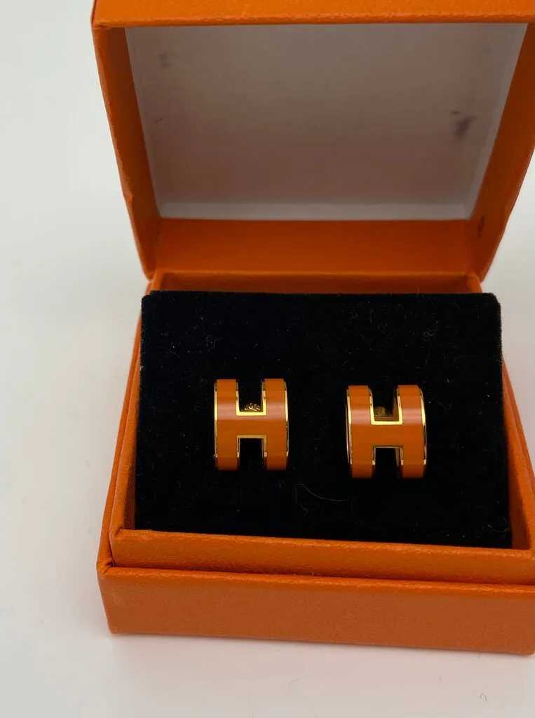 Herms Pop H Stud Earrings