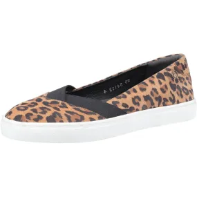 Hush Puppies Tiffany Multicoloured Ladies Smooth Leather Slip Ons