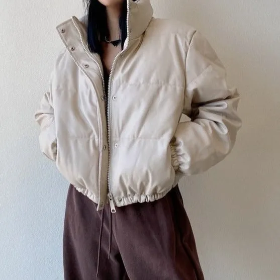 Iridescent Puffer Jacket