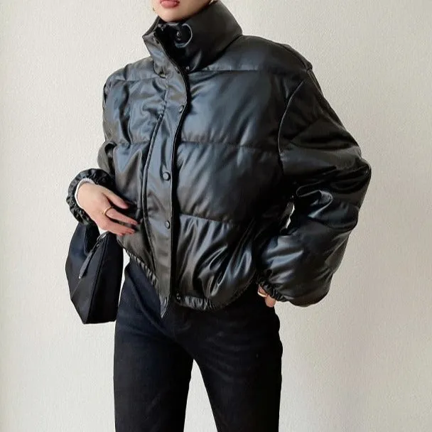 Iridescent Puffer Jacket