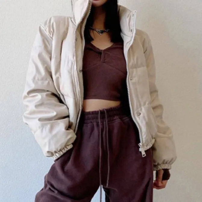 Iridescent Puffer Jacket
