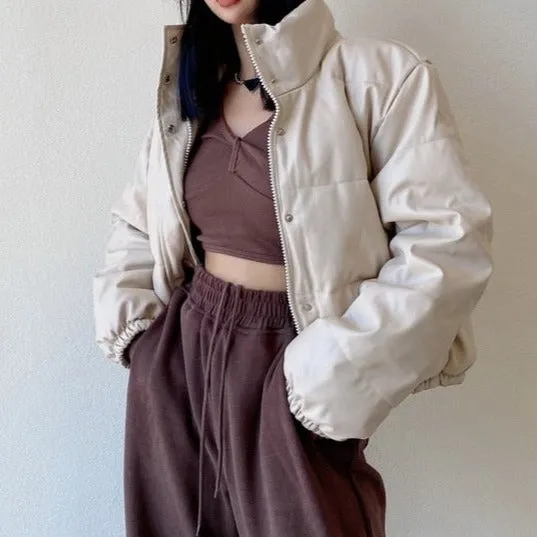 Iridescent Puffer Jacket