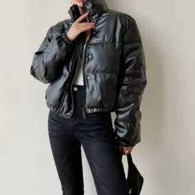 Iridescent Puffer Jacket