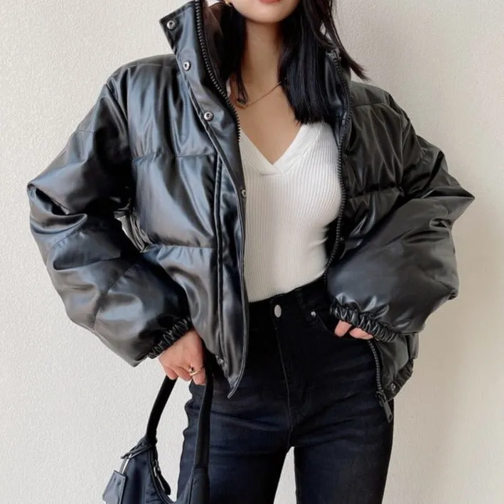 Iridescent Puffer Jacket