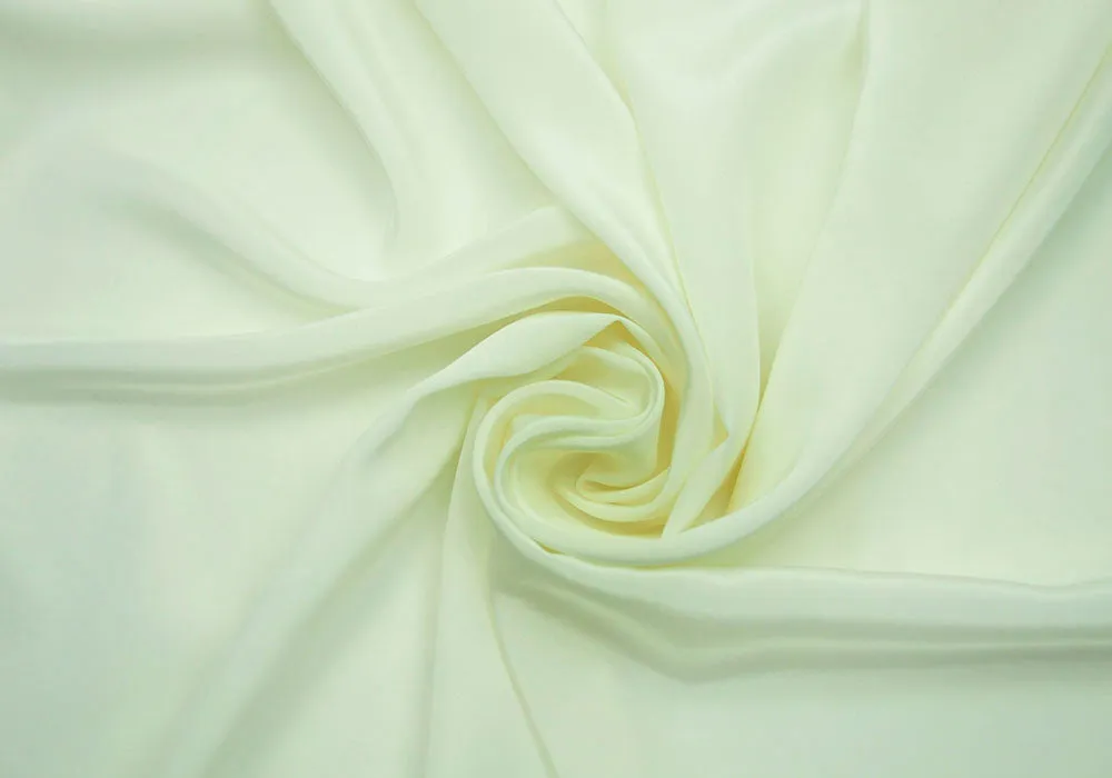 Ivory 16 mm Silk Crepe de Chine