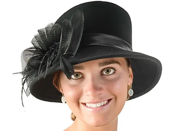 Jess Wool Felt Church Hat