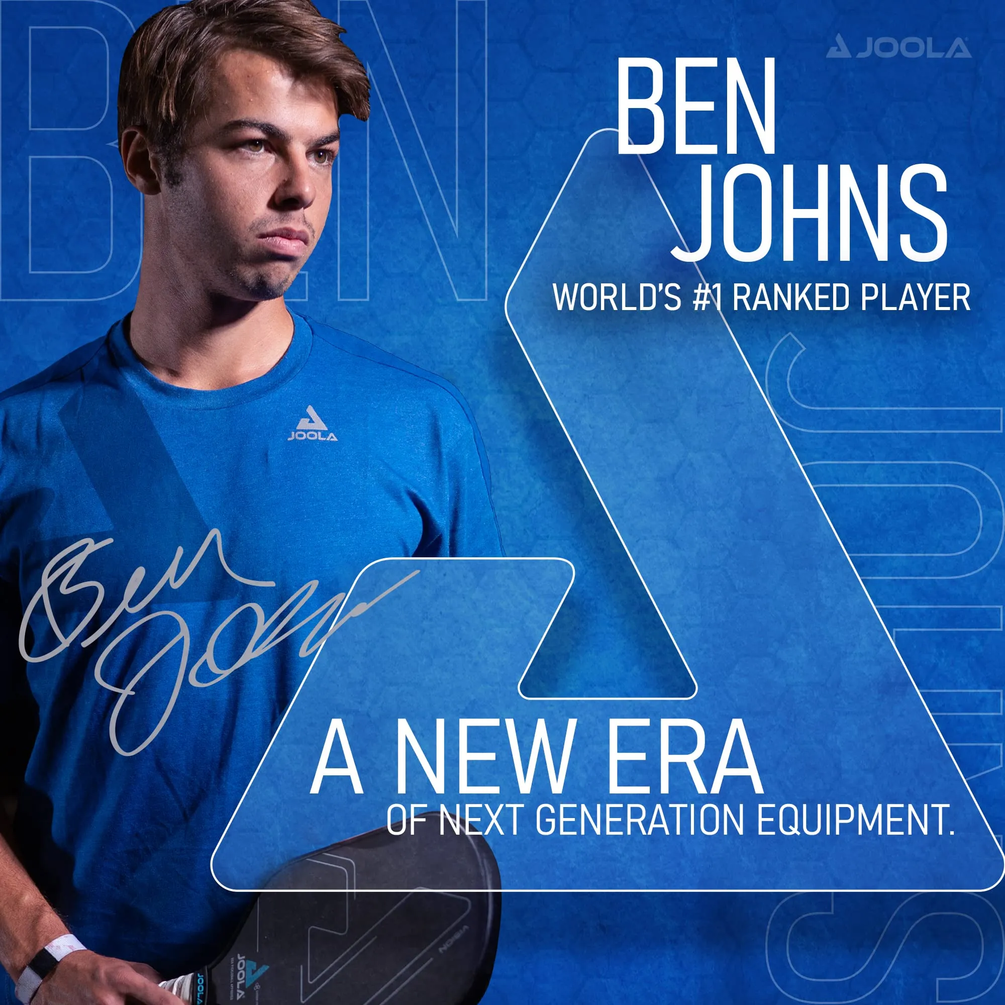 JOOLA Ben Johns Hyperion CGS 16mm Pickleball Paddle - Textured Carbon Grip Surface Technology for Spin & Control with Added Power - Polypropylene Honeycomb Core Pickleball Racket