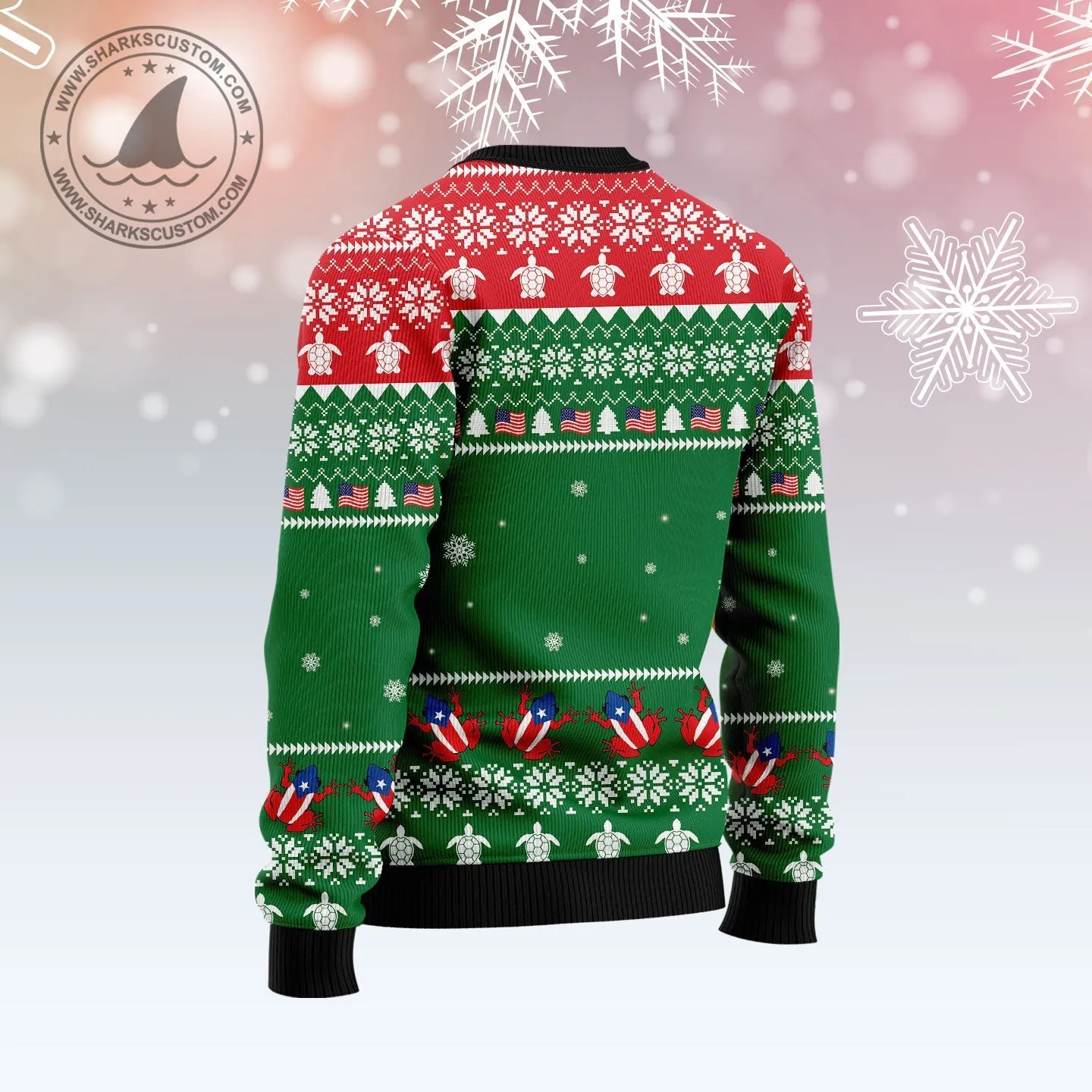 JulesRoche Knitted Ugly Christmas Sweater All-over Print
