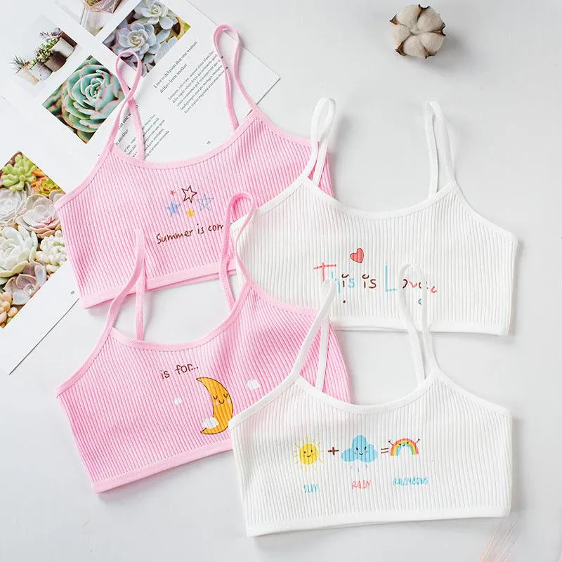 Junior High School Girl's Bra Tube Top