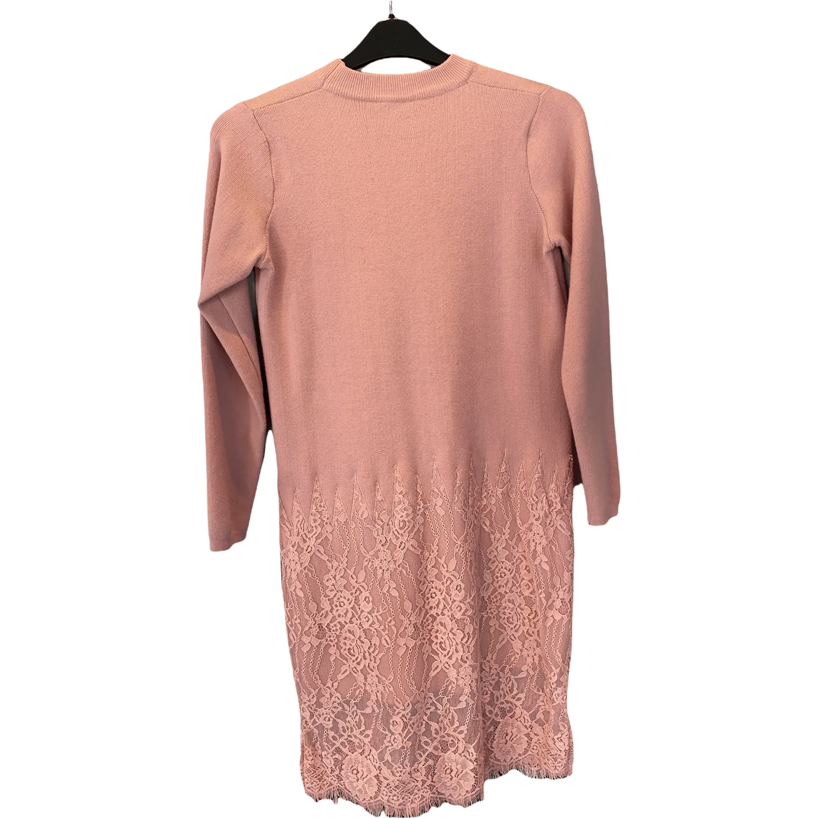 Just Cavalli Wool and Lace Dress Dusky Print UK Size 10/12