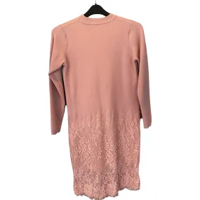 Just Cavalli Wool and Lace Dress Dusky Print UK Size 10/12