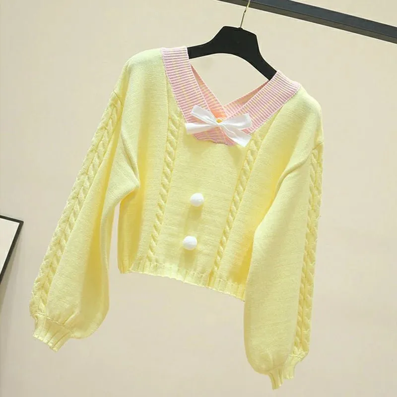 Kawaii Pastel Cardigan Sweater