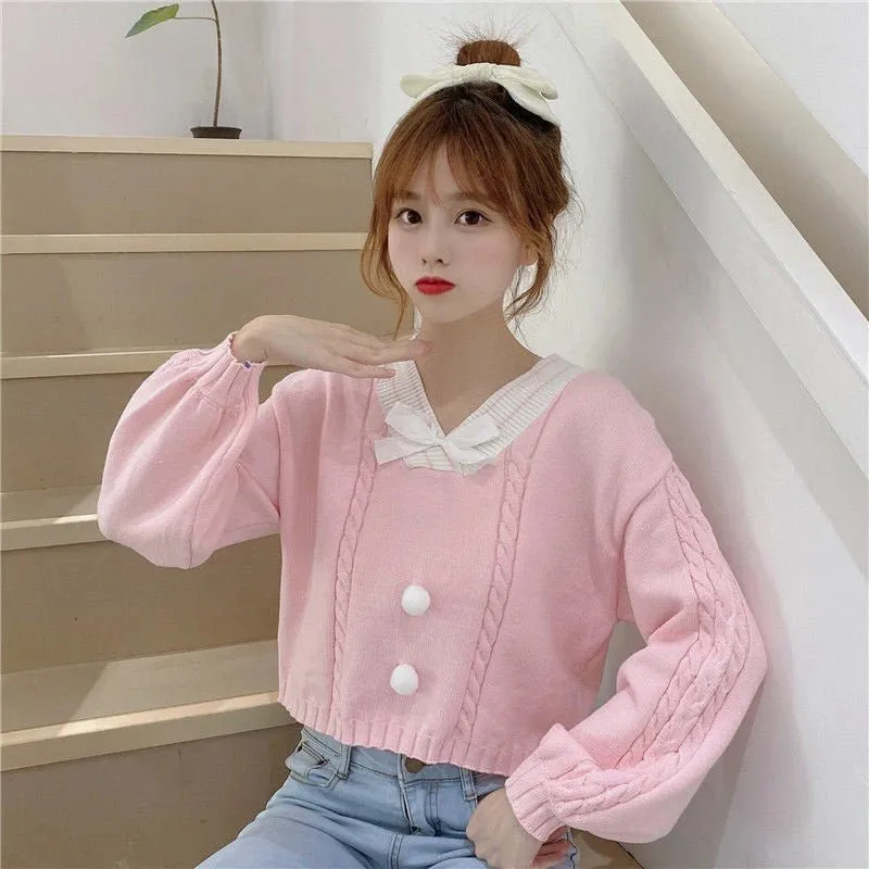 Kawaii Pastel Cardigan Sweater
