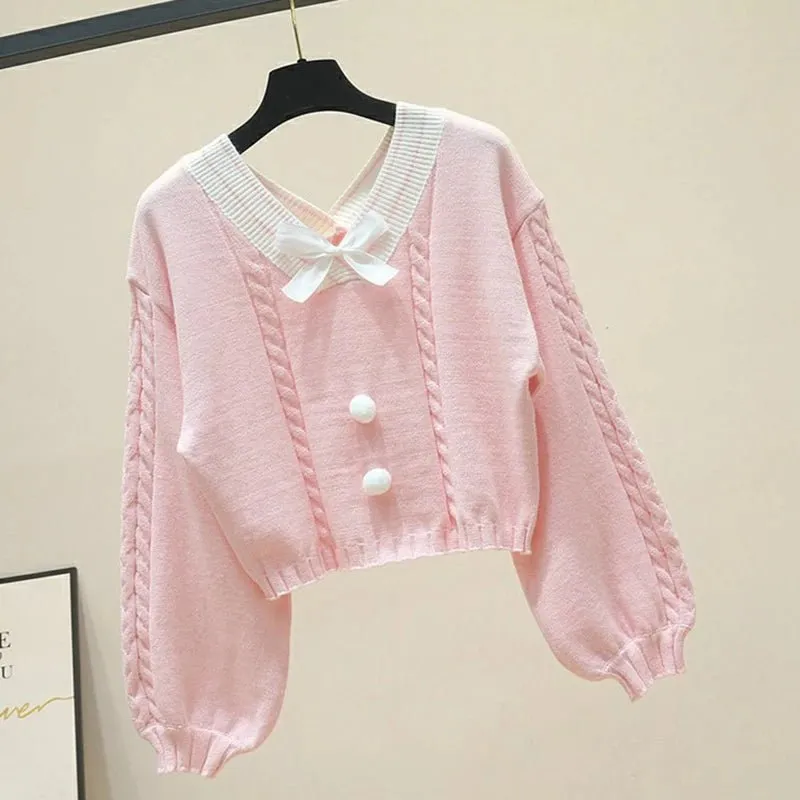 Kawaii Pastel Cardigan Sweater