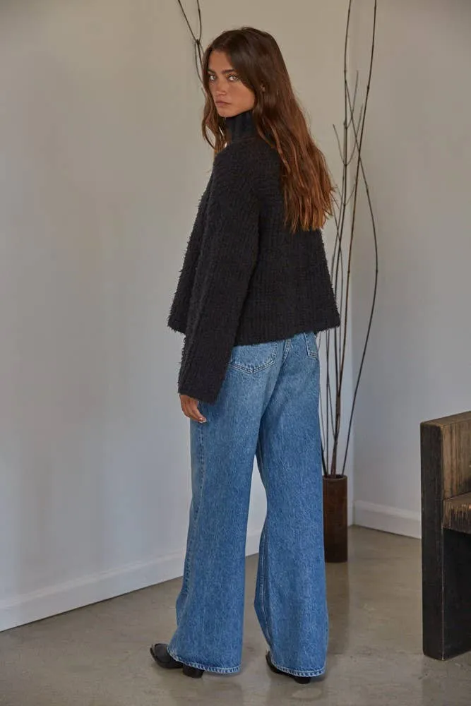 Knit Sweater Turtle Neck