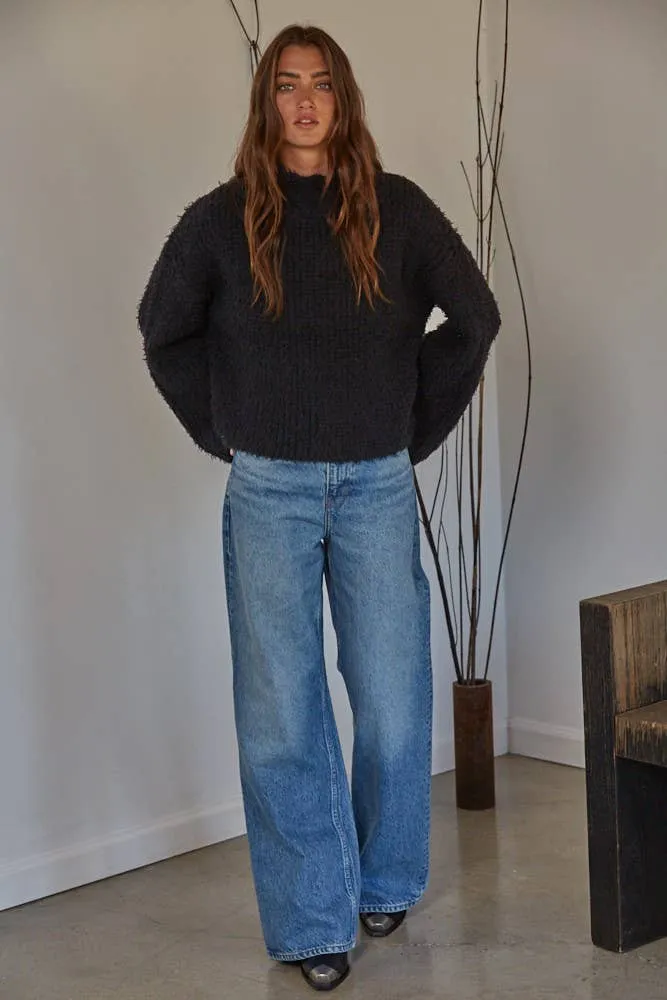 Knit Sweater Turtle Neck