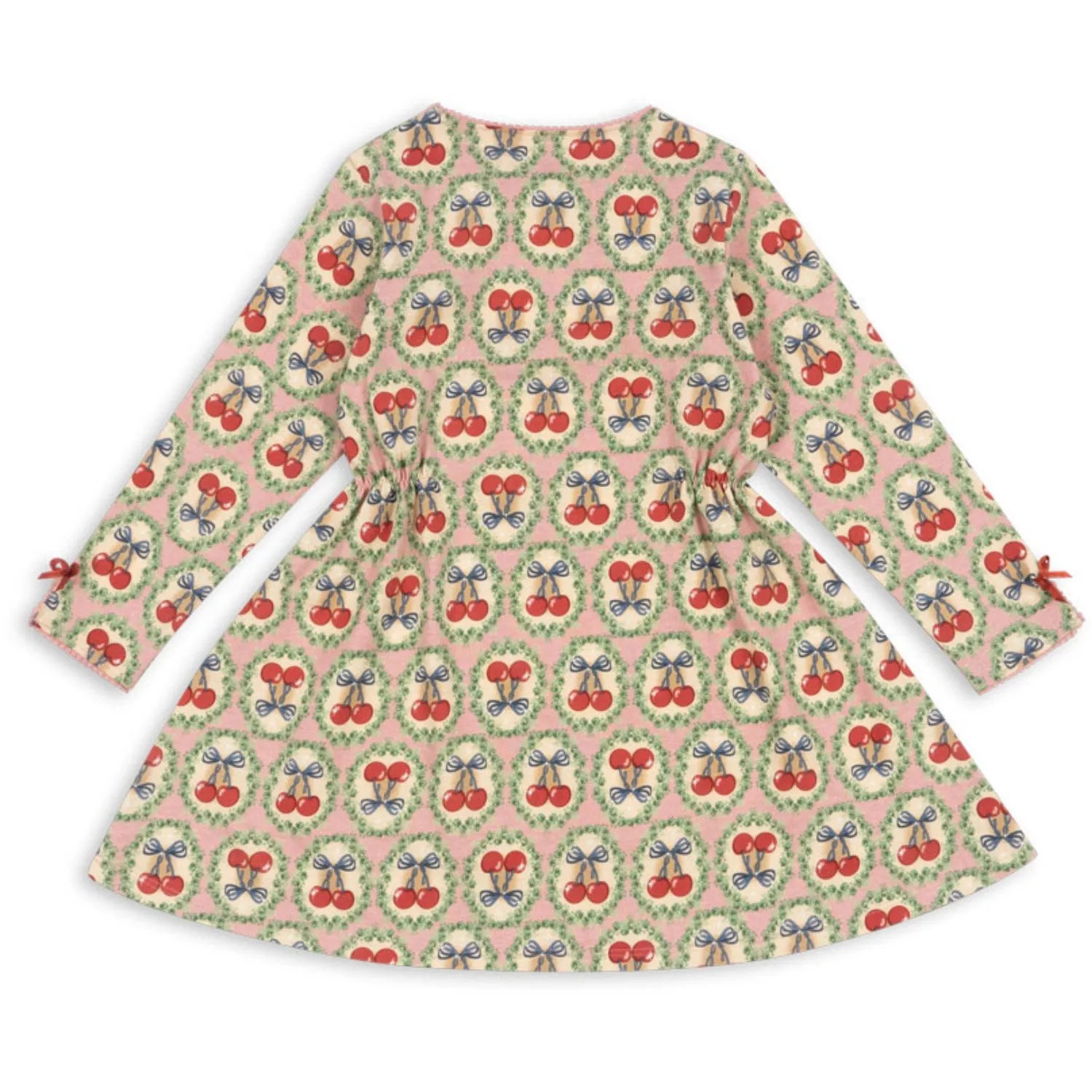 Konges Sløjd Cherry Bow Drey Ls Dress Gots